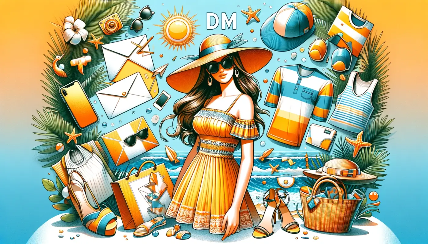 アパレル向けDMの夏の例文|例文マスター
