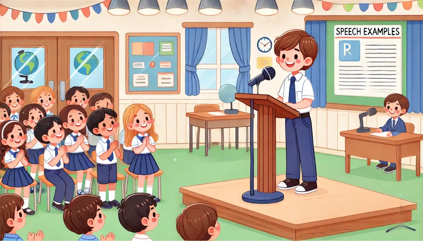 小学生向けのスピーチのための参考例文