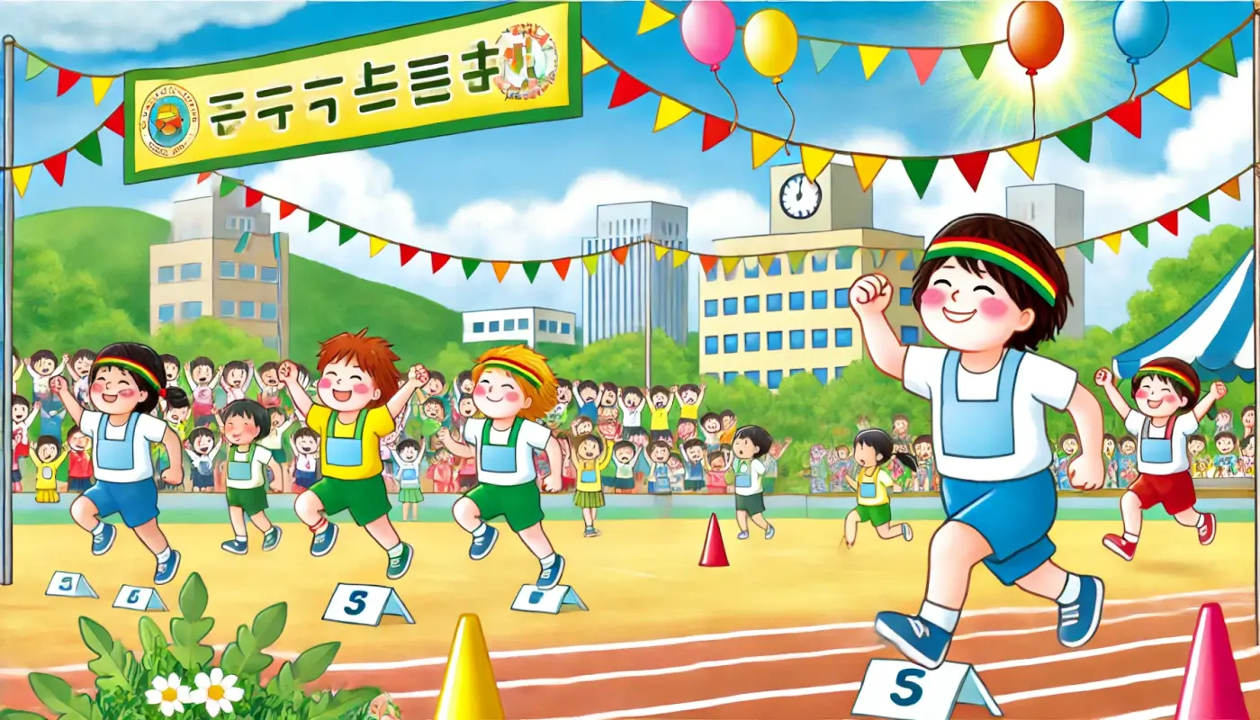 小学校の運動会に贈る祝電の例文