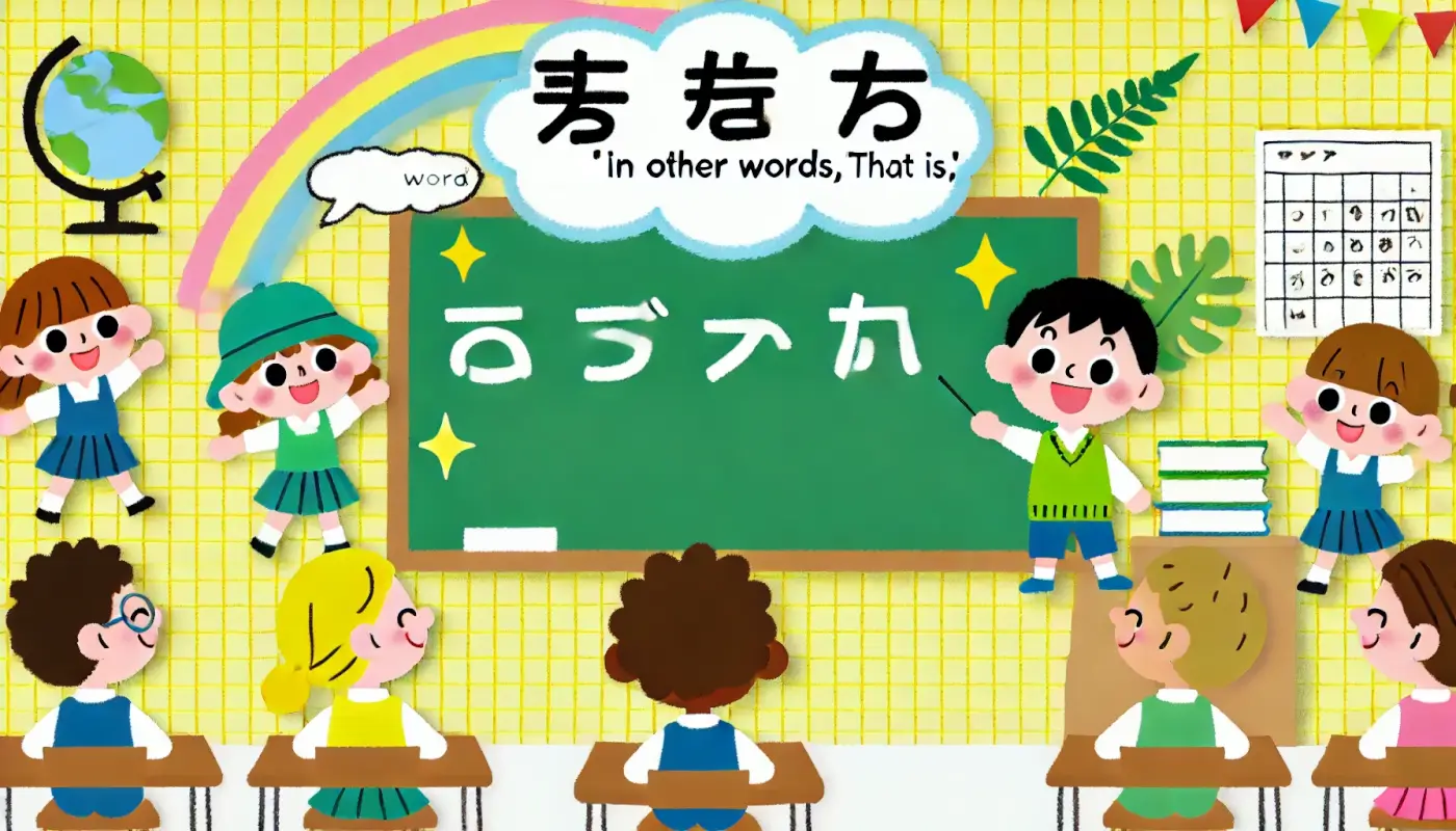 小学生にもわかる「つまり」の使い方と例文