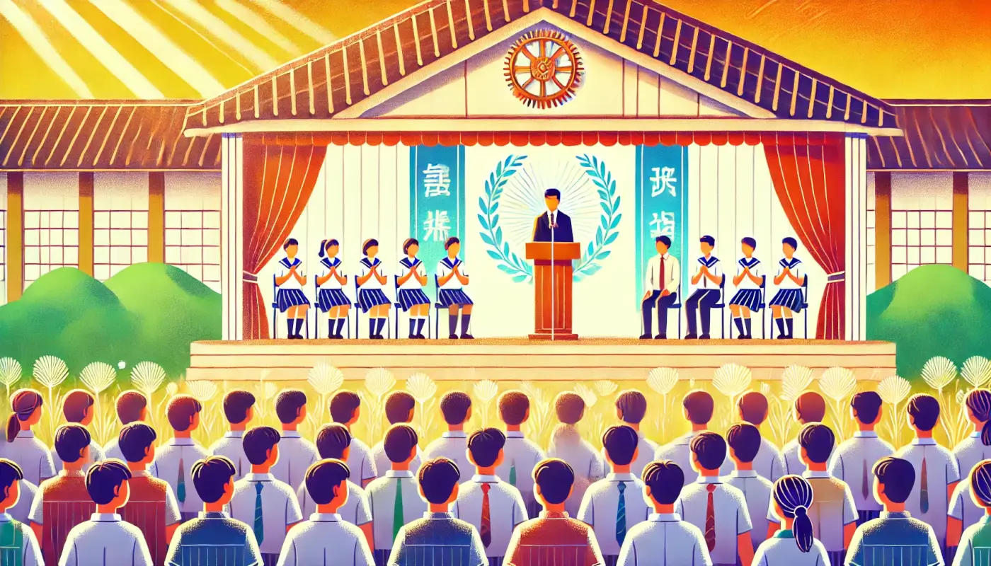 中学生のための送辞の書き方と具体的な例文