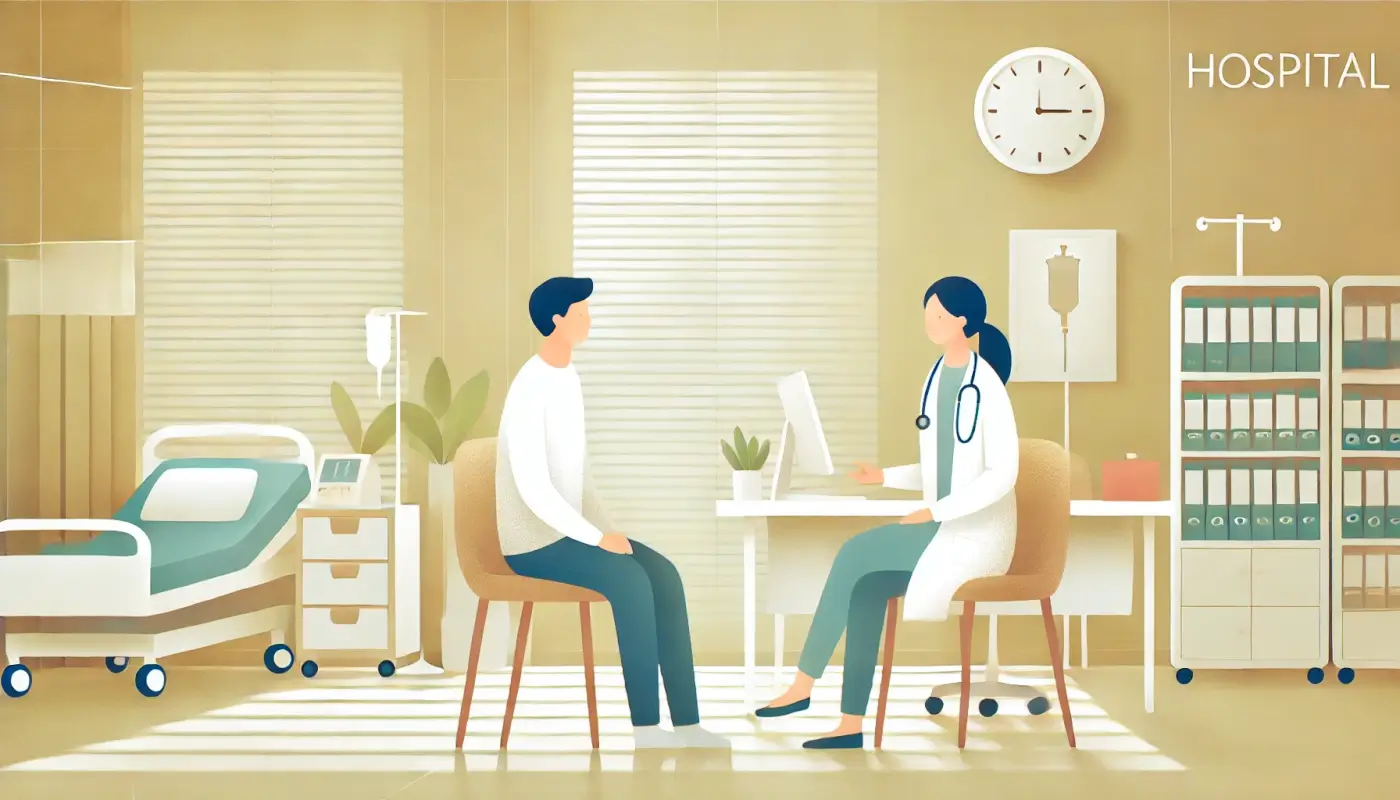 病院での会話に役立つ例文