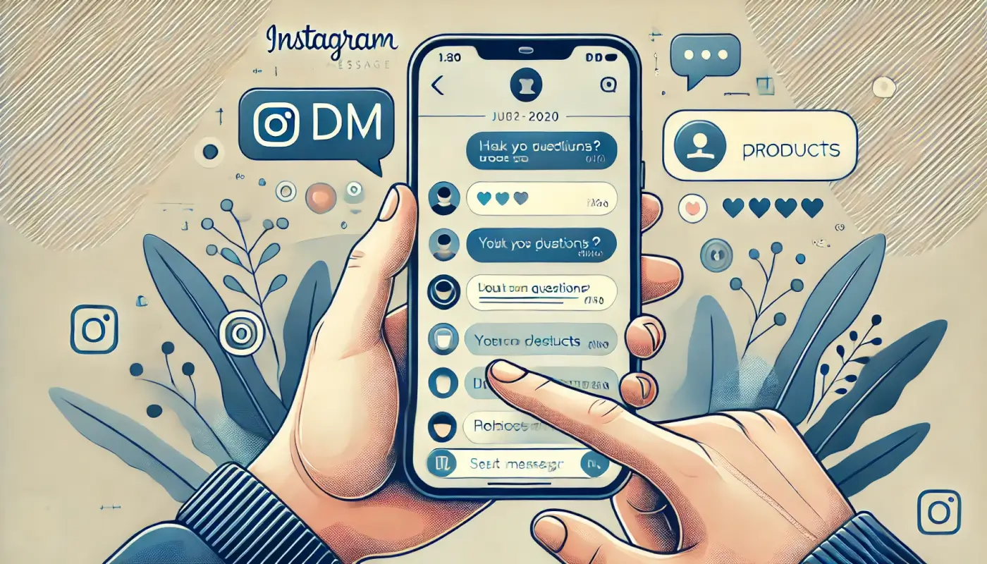 インスタでのDMを使った注文方法とその例文