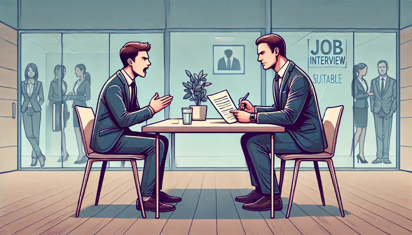 面接での短所、諦めが悪いの例文