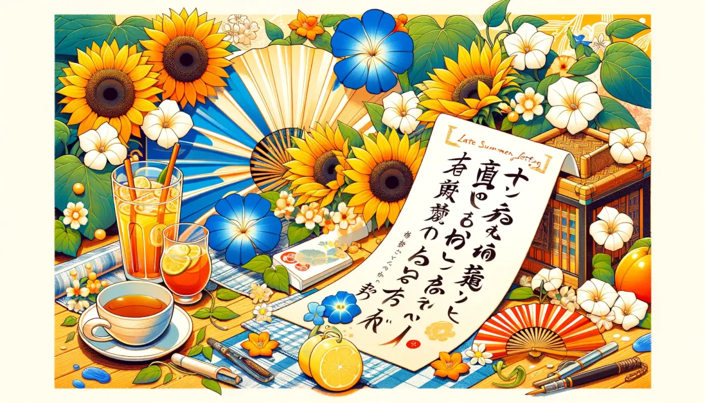 手紙での残暑見舞いの例文
