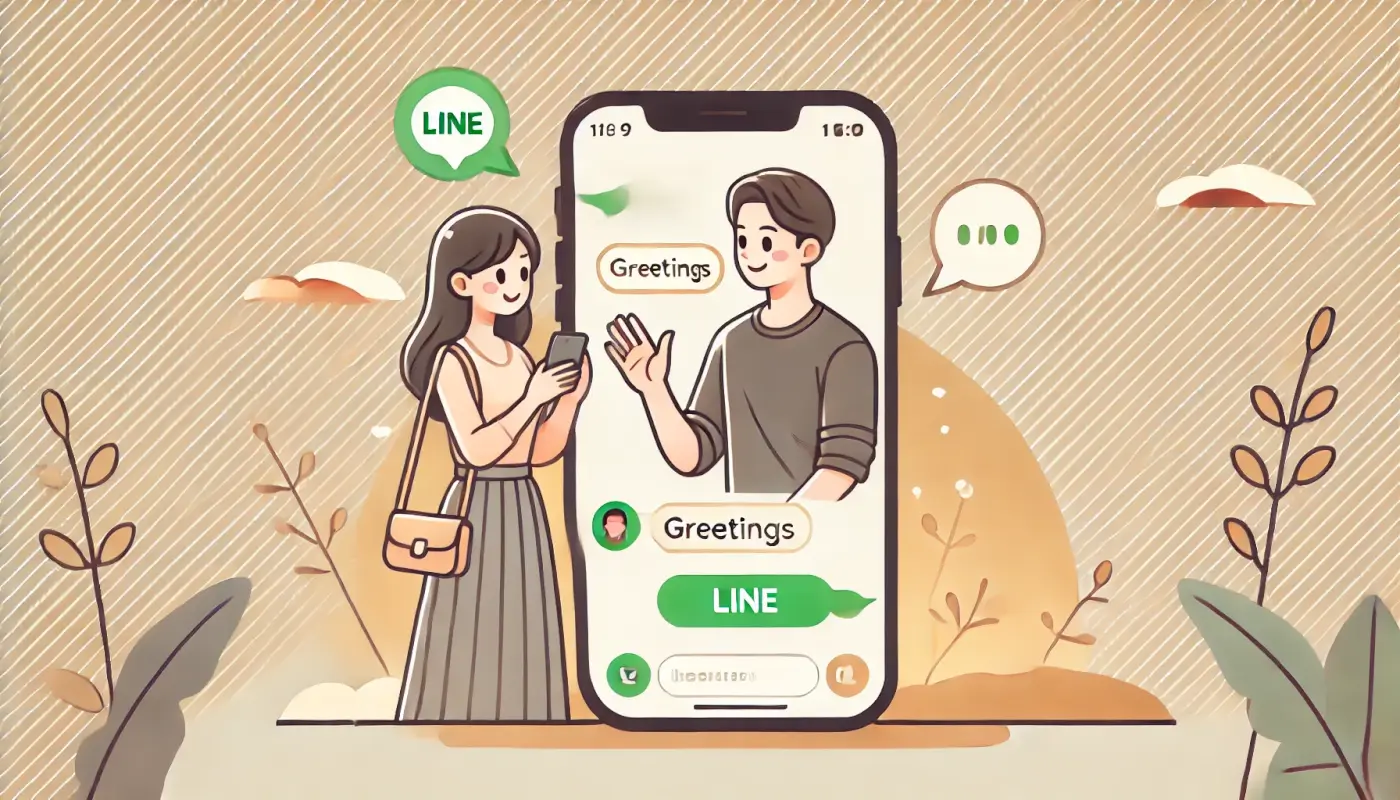 LINEで使える最初の挨拶の例文