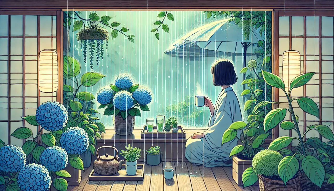 梅雨時のご自愛ください例文