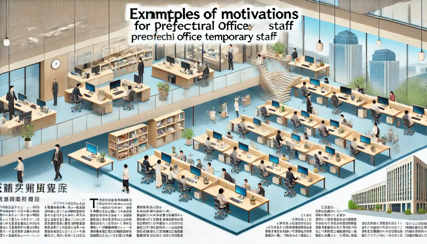 県庁臨時職員志望動機の例文