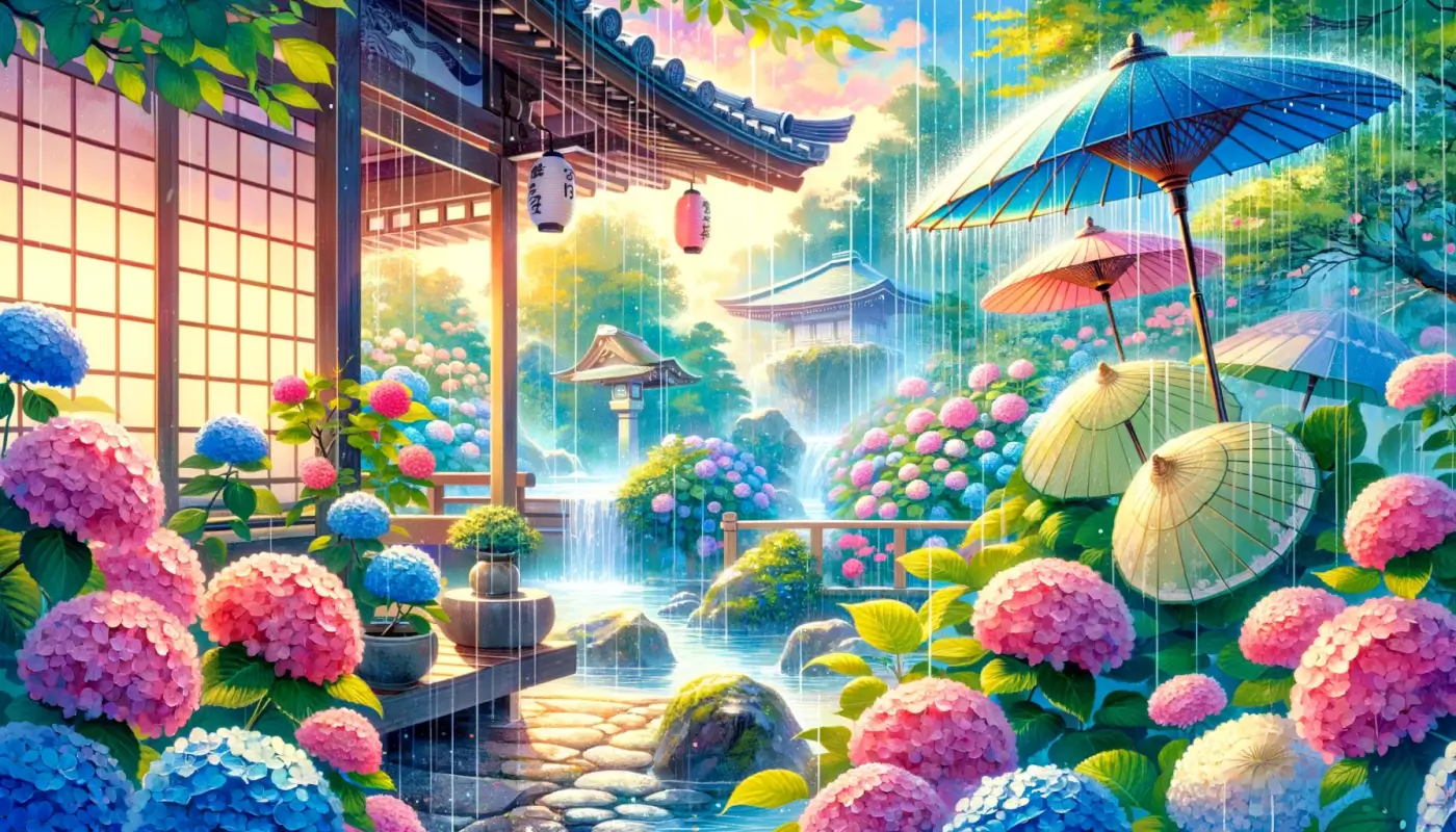 梅雨時期の暑中見舞いの例文