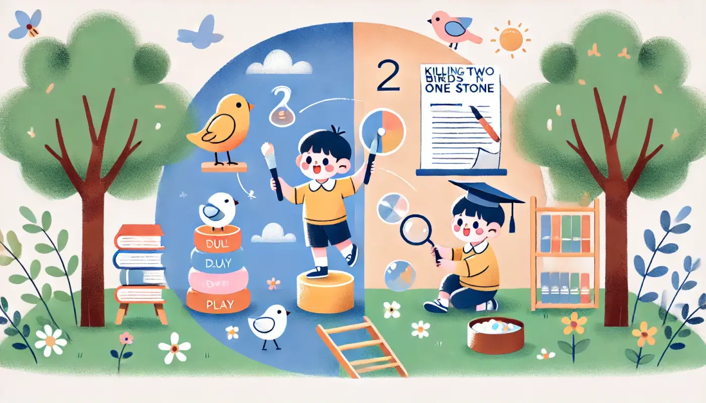 小学生にもわかる一石二鳥の使い方と例文