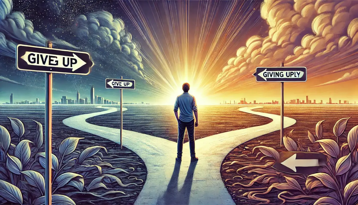 諦めが早いという短所についての考察例文