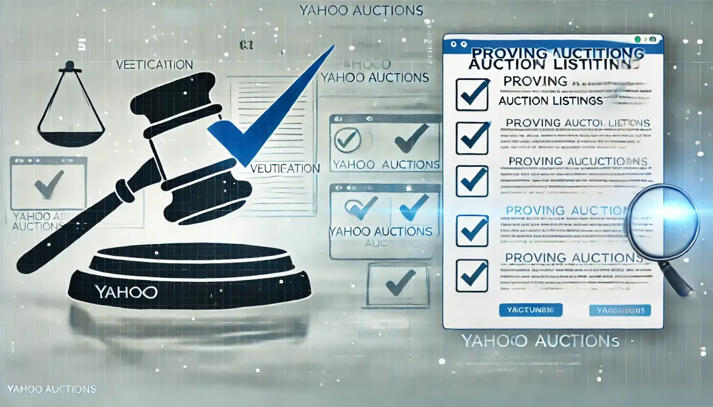 ヤフオクの出品内容に関する証明の文例